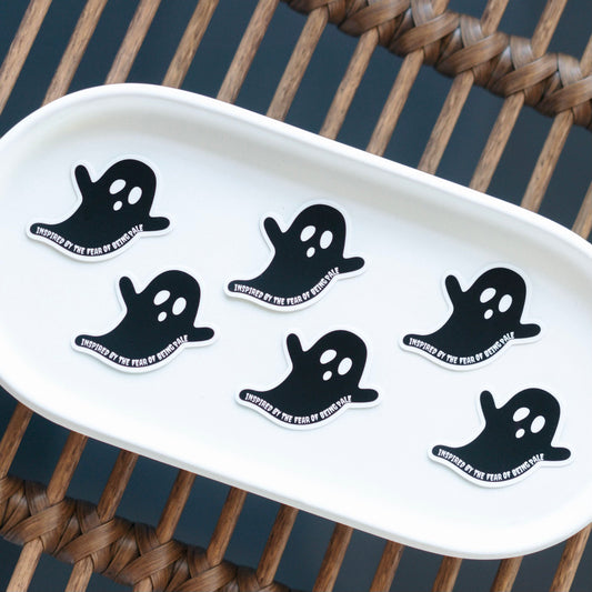 Inspired By The Fear Of Being Pale Vinyl Sticker