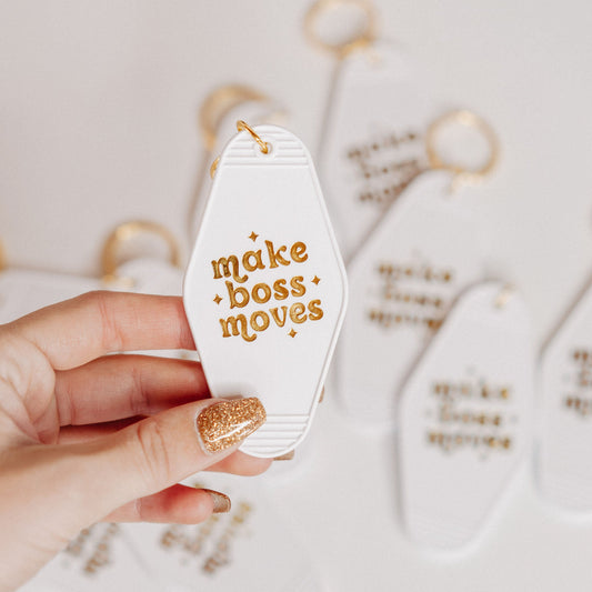 Make Boss Moves Motel Key Tag
